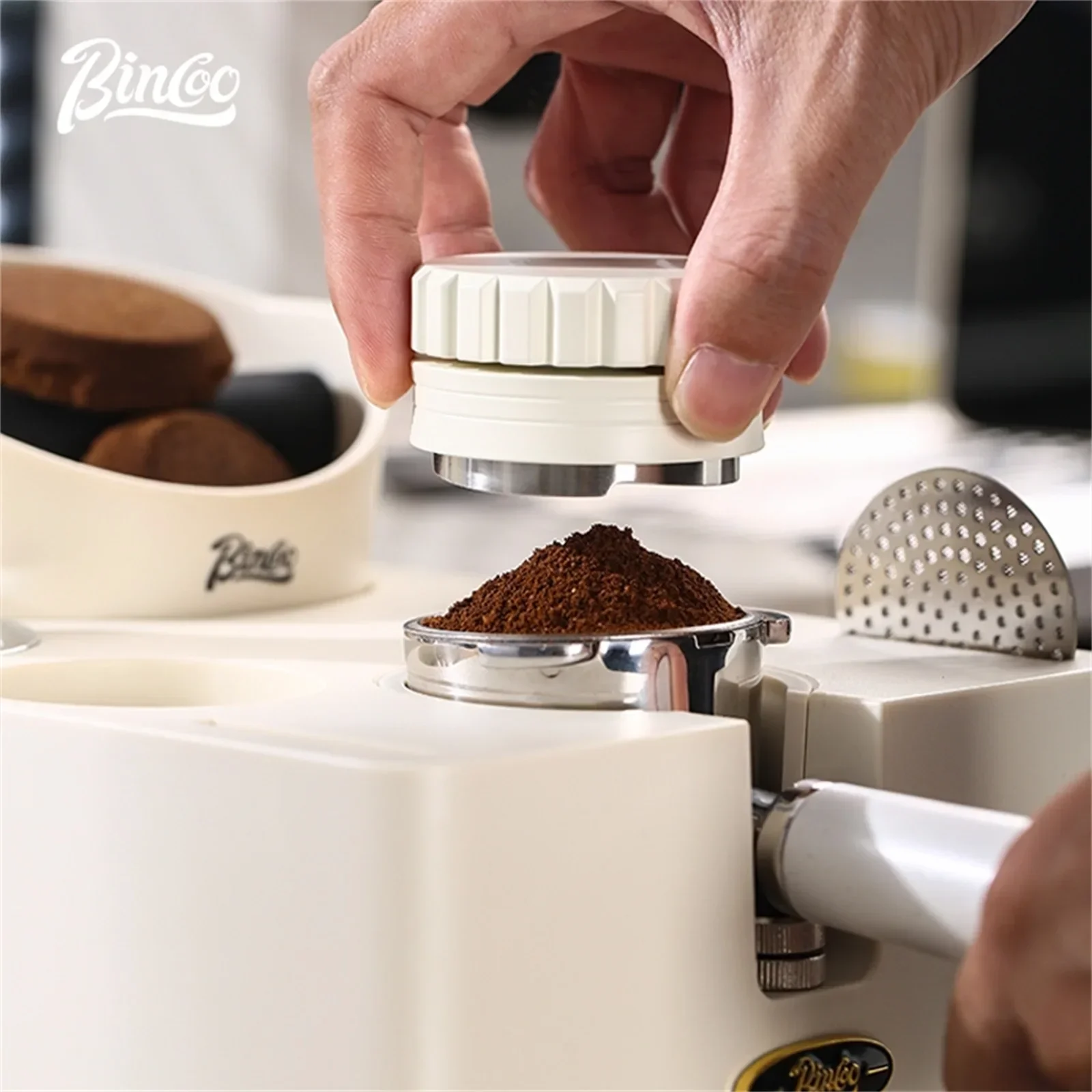 Coffee Equipment Brands - Bincoo Coffee powder press Elastic powder