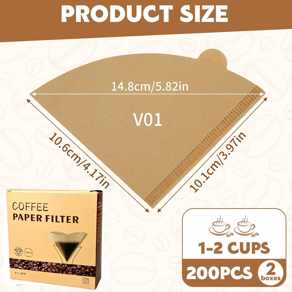 Coffee Filters 200 Count Cone  - Coffee Vending Equipment review and price