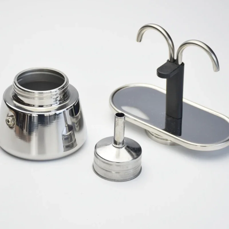 200ML Mini Moka Pot Double Tub - Coffee Vending Equipment review and price