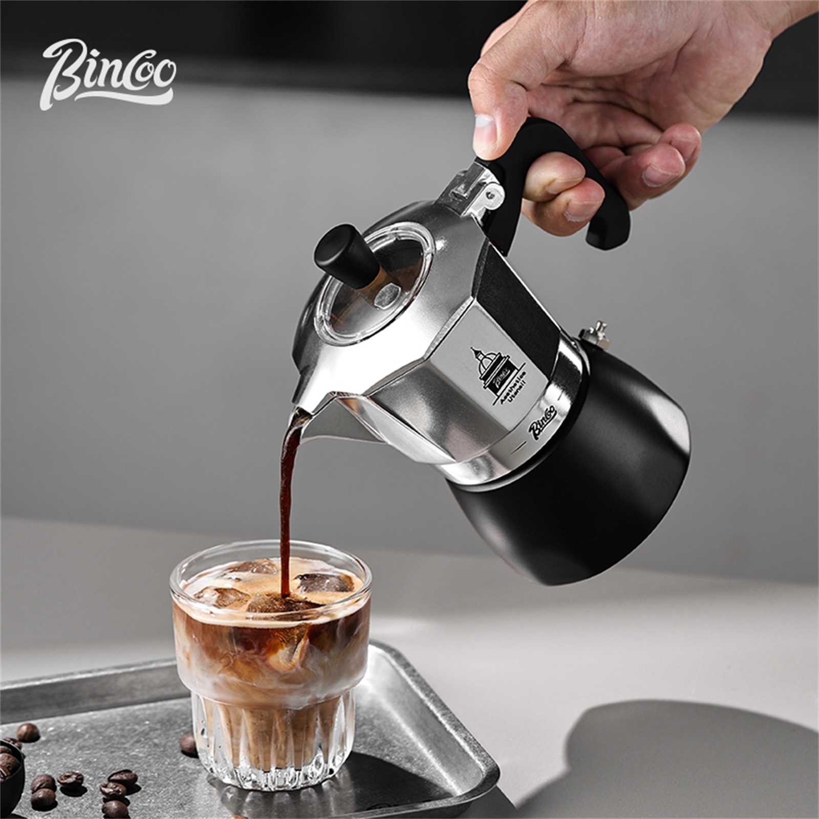 BINCOO Double Valve Moka Pot，E - Coffee Vending Equipment review and price
