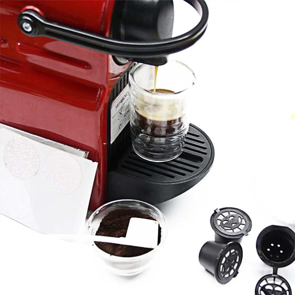 4 Pieces Reusable Coffee Capsu - Coffee Equipment Filter review and price