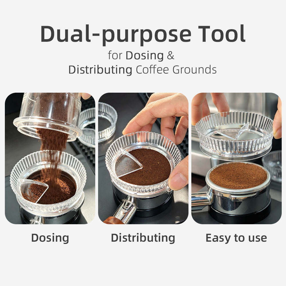 Coffee Dosing Ring Dual Purpos - Coffee Distribution Tool review and price