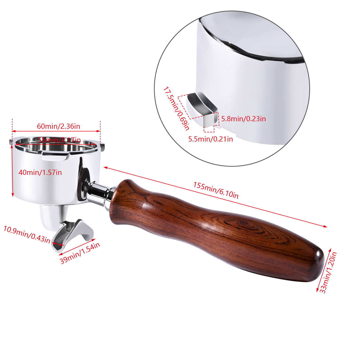 51mm Double Spout Coffee Porta - Coffee Equipment Filter review and price